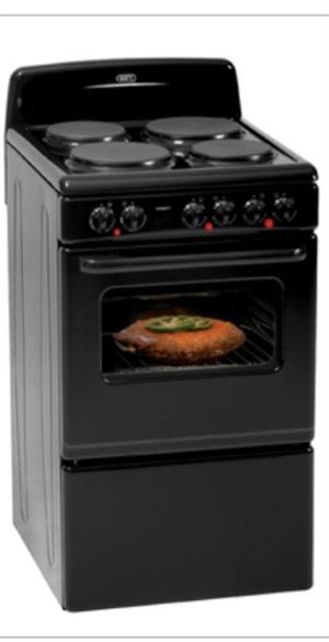 DEFY BLACK COMPACT 4 PLATE STOVE
