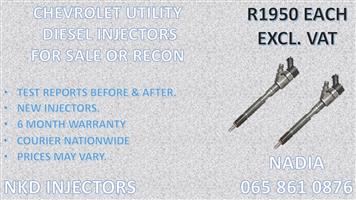 DIESEL INJECTORS FOR SALE FOR CHEVROLET UTILITY BOSCH - COURIER NATUINWIDE