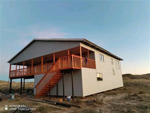 Farm Log home on stills
