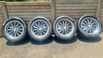 20 INCH A-LINE MAGS AND PIRELLI TYRES