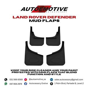 LAND ROVER DEFENDER MUD FLAPS COMPATIBLE