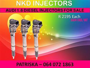 DIESEL INJECTORS NEW OR RECON FOR AUDI 1.6 FOR SALE