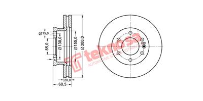 Mercedes Sprinter VW Crafter front brake disc