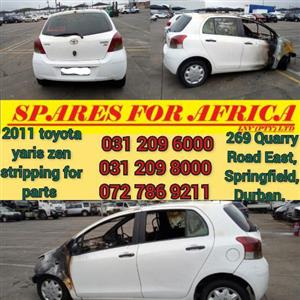 2011 Toyota Yaris Zen stripping for parts 