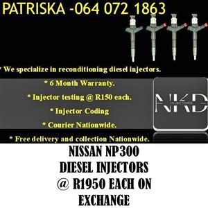 NISSAN NP300 DIESEL INJECTORS FOR SALE