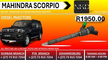 Mahindra Scorpio Diesel Injectors 