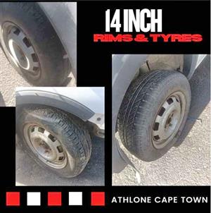 Opel Gamma 14 inch Steel Rims & Tyres