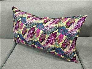Scatter cushions, floral patterns