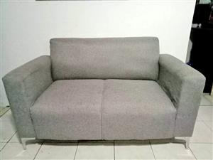 2 seater fabric couch