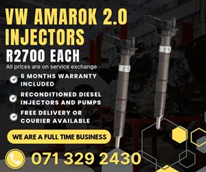 VW AMAROK 2.0 INJECTORS FOR SALE WITH WARRANTY 