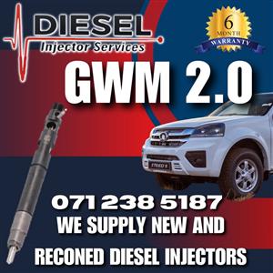 GWM 2L DIESEL INJECTORS FOR SALE OR RECON