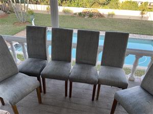 6 x Coricraft dinning room chairs 