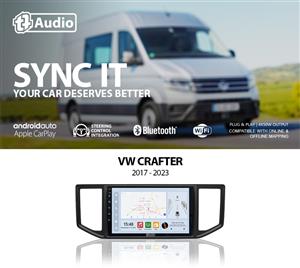 TT Audio 9″ replacement radio for VW CRAFTER 2017 - 2024 (CLASS D)