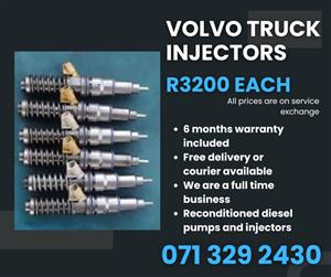 VOLVO TRUCK INJECTORS FOR SALE WITH WARRANTY INCLUDED 