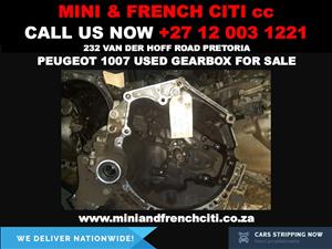 Peugeot 1007 used gearbox for sale 