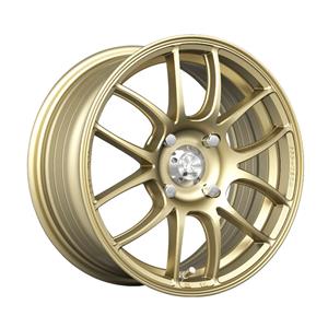 15″ A-Line AR-Z2 4/100 Race Gold R-Spec Alloy Wheels