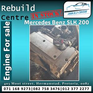 Mercedes Benz SLK 200 engine for sale