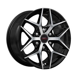 17″ A-Line Jax 6/139 Black Machine Face ET25 Alloy Wheels