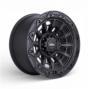 18″ A-Line Eagle 6/139 Satin Black Alloy Wheels