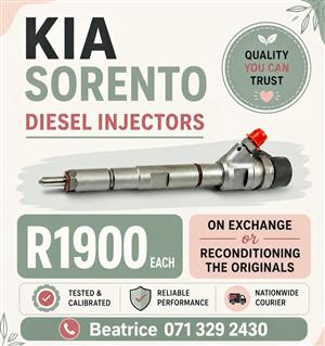 KIA SORENTO 2.5 INJECTORS FOR SALE WITH WARRANTY 
