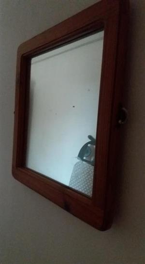 Wooden framed mirror for sale