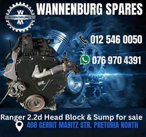 Ranger 2.2diesel Head Block & Sump