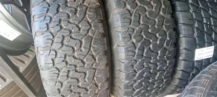 2x BF Goodridge ko2 AT tyres