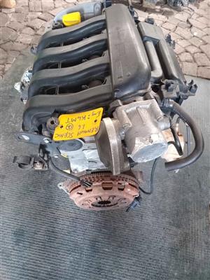 2006 Renault megane 2 eng code K4MT 1.6 complete engine 