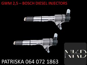 GWM 2,5 DIESEL INJECTORS FOR SALE