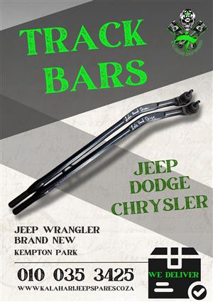 Jeep Wrangler New Track Bars | Jeep Suspension Spares  
