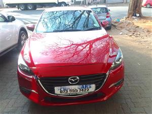 2019 Mazda 3 1.6 Maroon color Manual, Petrol,   51000km Reverse Camera, reverse sensor 