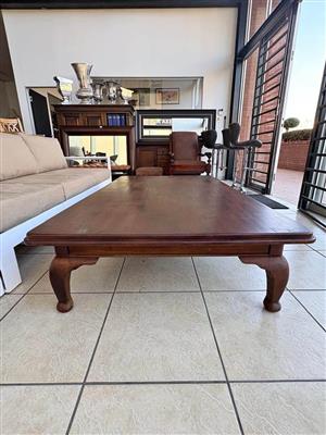 Large/Oversized Solid Wood Coffee Table - 1900 x 1100 mm
