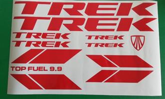 TREK bicycle stickers decals sets
