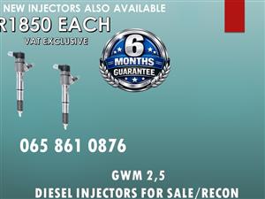 GWM 2.5 DIESEL INJECTORS AVAILABLE NATIONWIDE