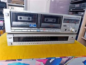 Optonica tape deck and tuner for sale