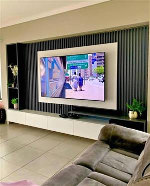 Modern Custom TV Wall Unit – Clean & Contemporary Design