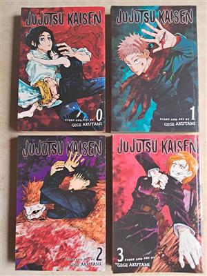 Jujutsu Kaisen books 0-3