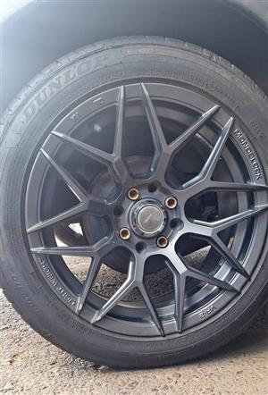 195/50R15 Mags and tyres available