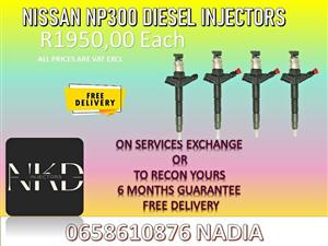 NISSAN NP300 DIESEL INJECTORS FOR SALE WE ALSO RECON