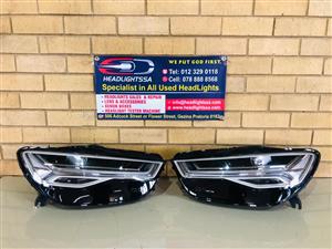 Audi A6/RS6 Matrix left and right side xenon headlights
