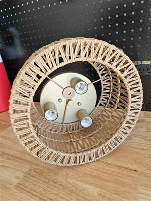 Bohemian-style woven rattan