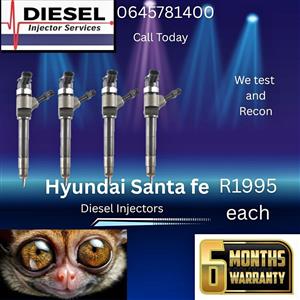 Hyundai Santa Fe diesel injectors