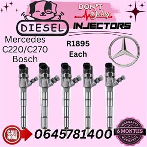 Mercedes C220/C270 bosch diesel injectors