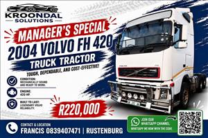 2004 Volvo FH420 Truck Tractor