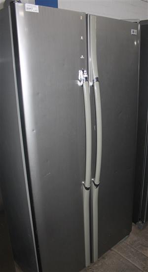 LG GR-B197GL side by side grey fridge S050162A #Rosettenvillepawnshop