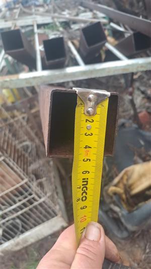 Carport 7 x steel bended 6 m x 45x45 