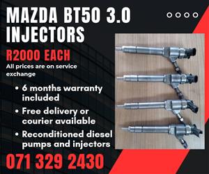 MAZDA BT50 3.0 INJECTORS FOR SALE WITH WARRANTY 