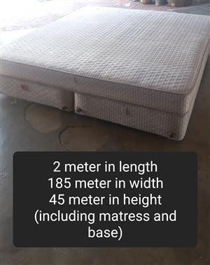 Bed matress and 2 base as n set
