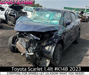 Toyota Scarlet 1.4LT #K14B 2023 Stripping 