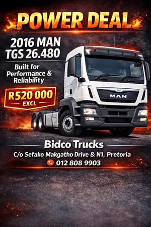 2016 MAN TGS 26.480